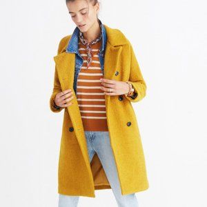 Madewell Double Breasted Bouclé Coat- Out of Stock